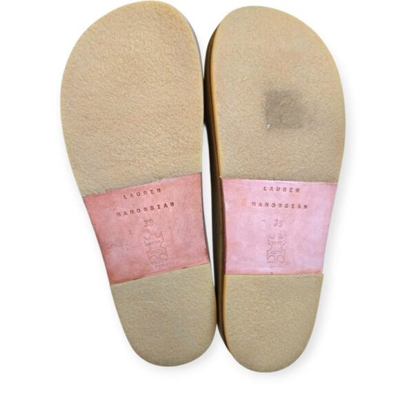 Lauren Manoogian Taupe Loam Zori Sandals Flip Flops EU 39 US 8.5 to 9 - Picture 6 of 7